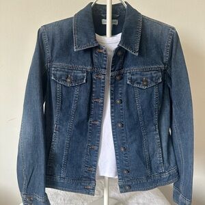 Coldwater Creek Dark Blue Jean Jacket
